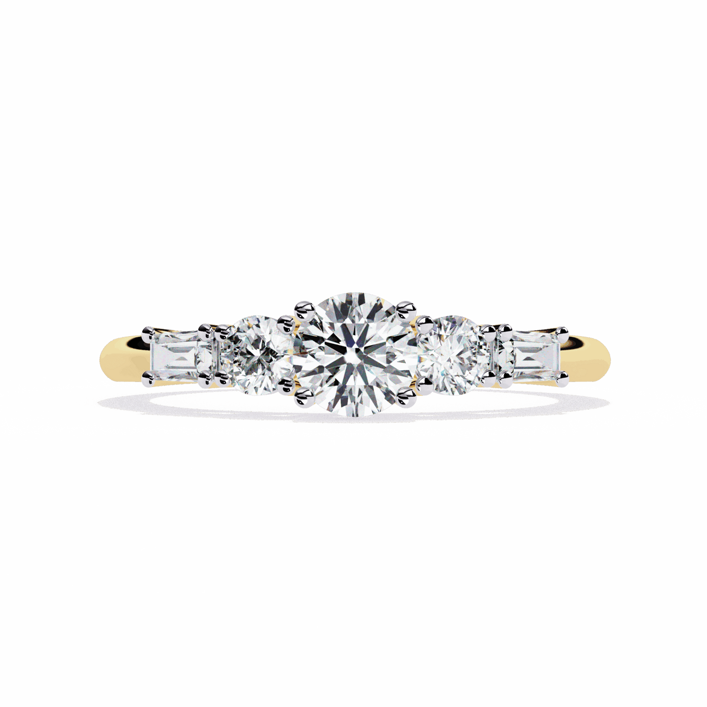 0.75 Carat Round Timeless Band in Moissanite | House of Estara
