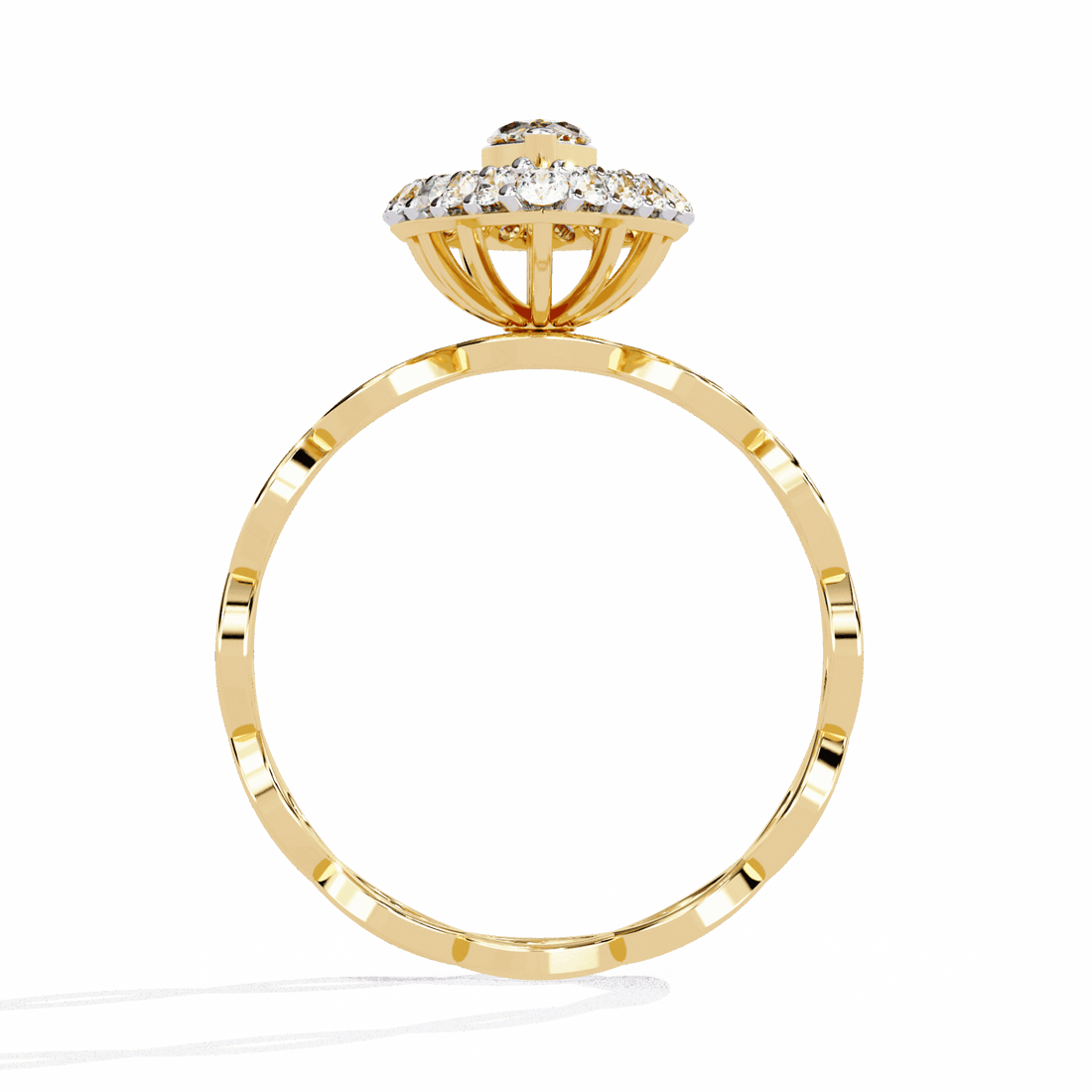 0.5 Carat Marquise Refined Everyday Look Ring in Moissanite | House of Estara