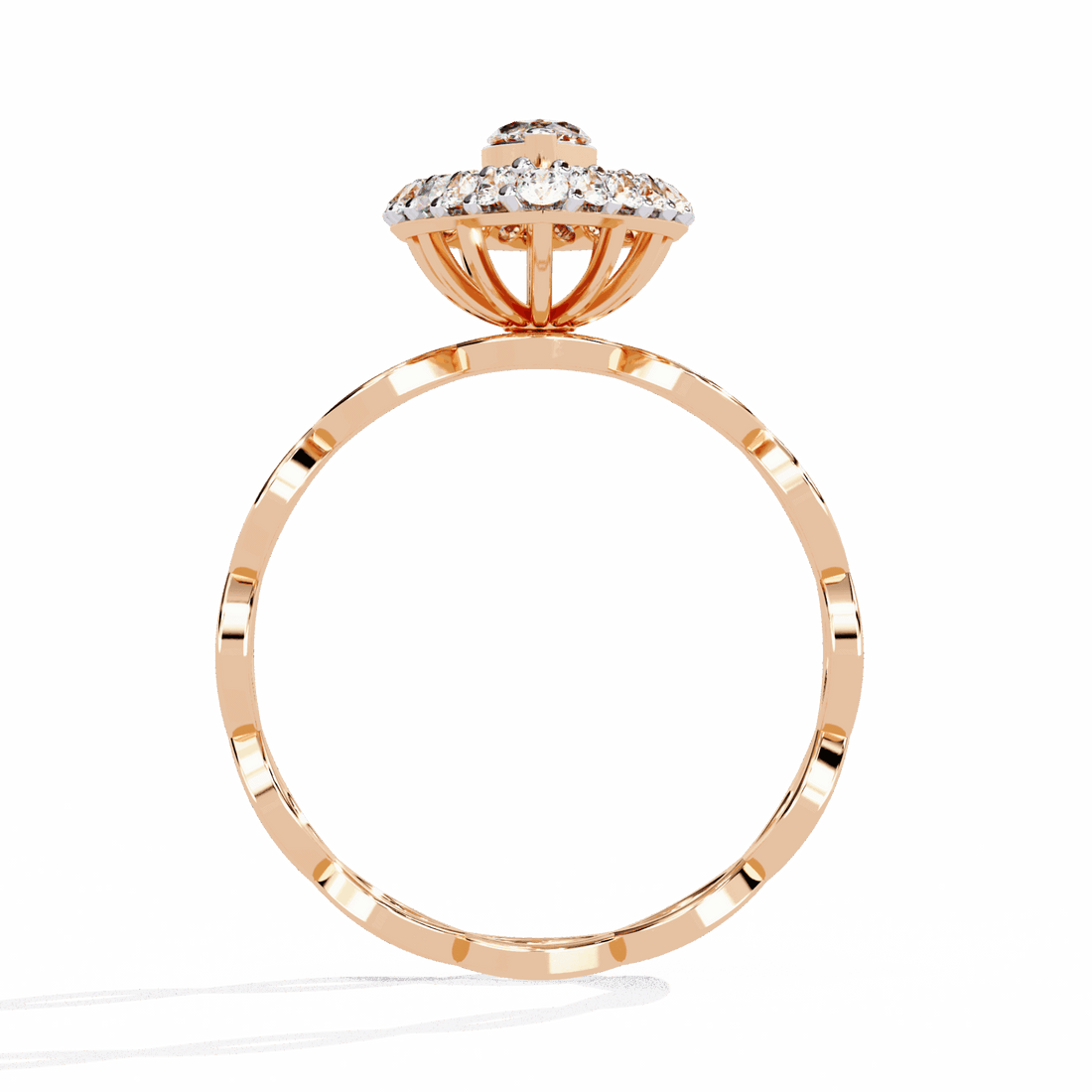 0.5 Carat Marquise Refined Everyday Look Ring in Moissanite | House of Estara