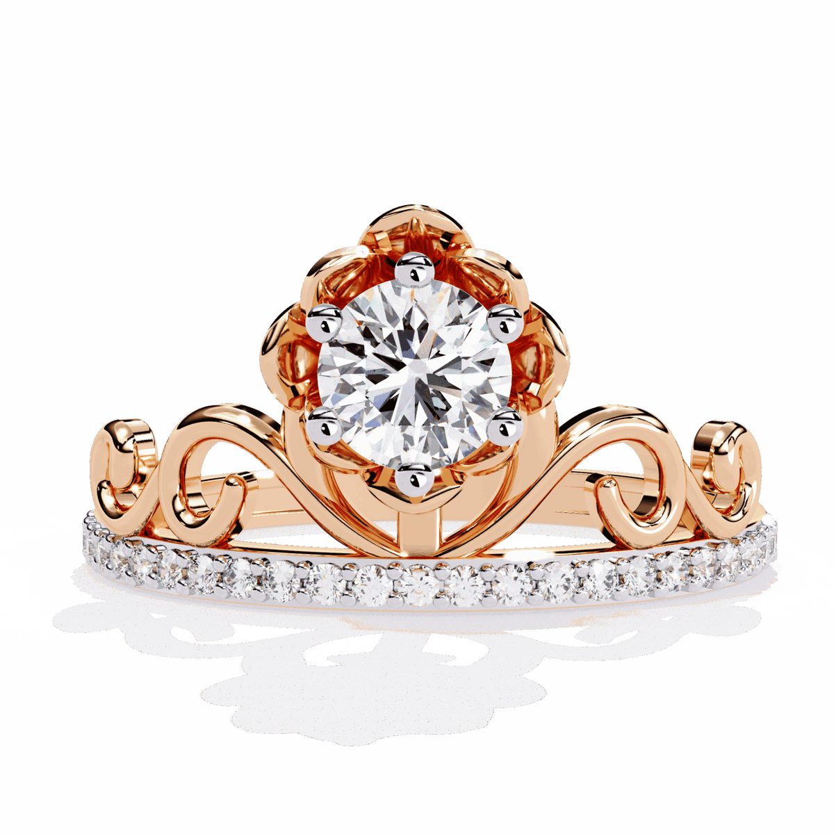 0.5 Carat Round Refined Everyday Look Ring in Moissanite | House of Estara