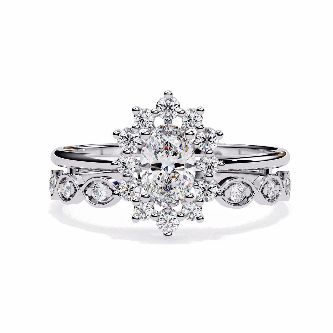 0.5 Carat Oval Refined Everyday Look Ring in Moissanite | House of Estara
