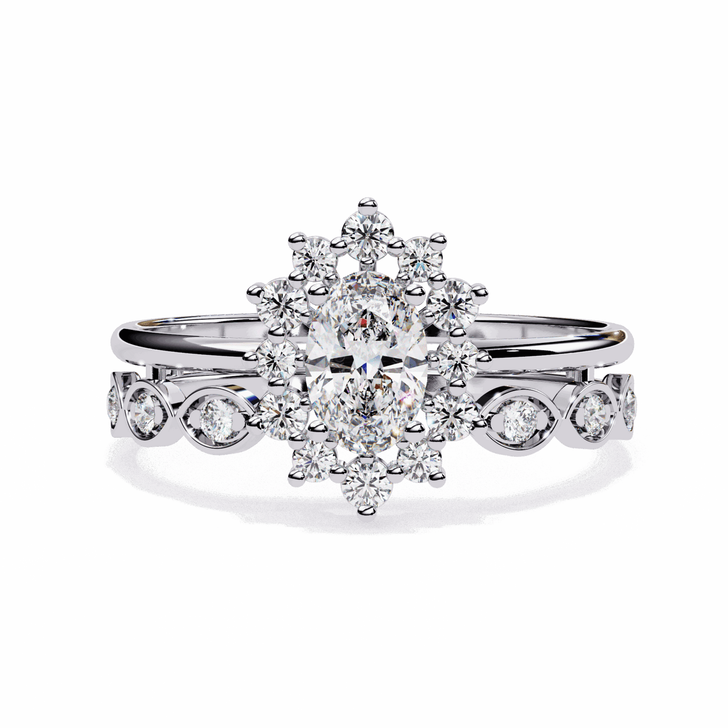 0.5 Carat Oval Refined Everyday Look Ring in Moissanite | House of Estara