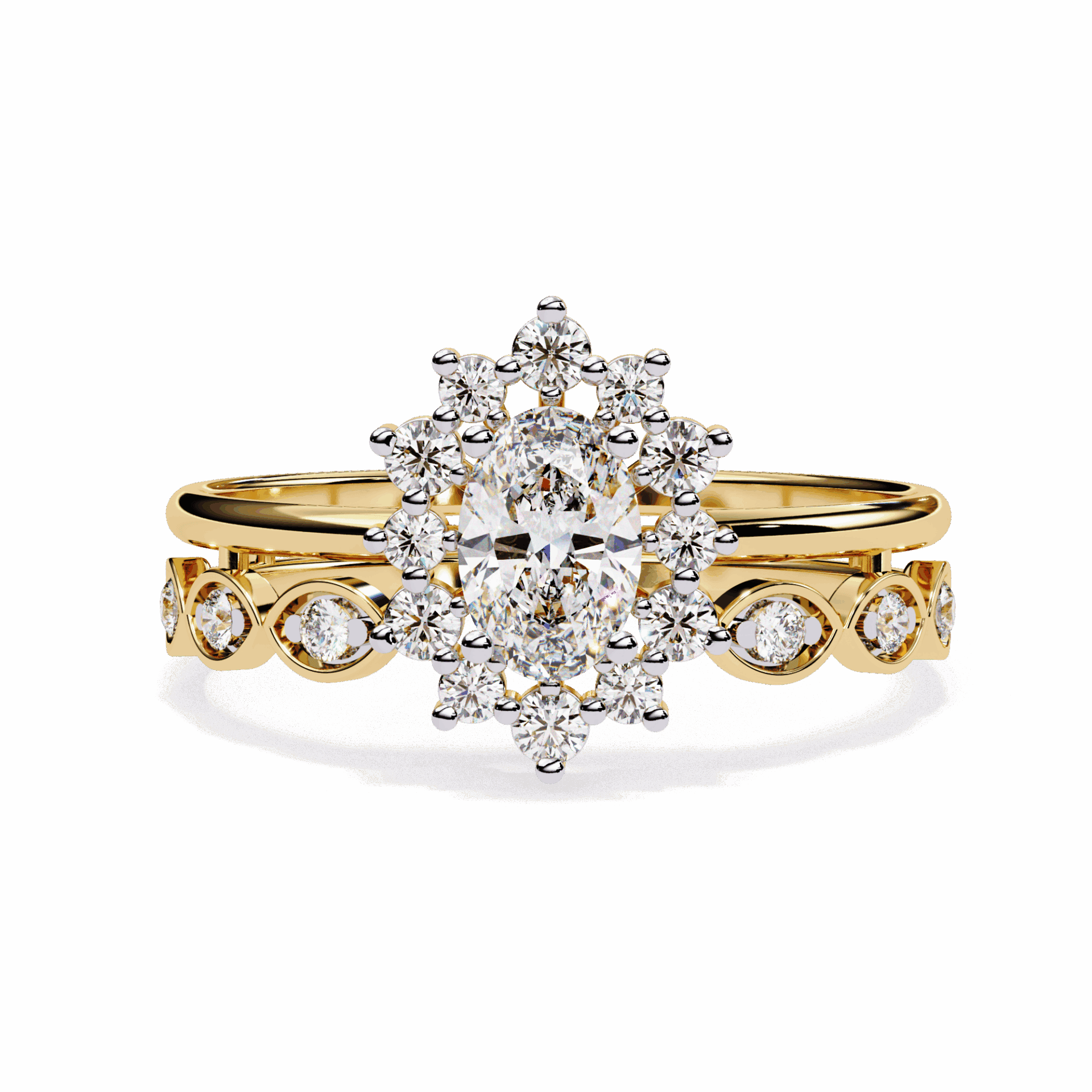 0.5 Carat Oval Refined Everyday Look Ring in Moissanite | House of Estara