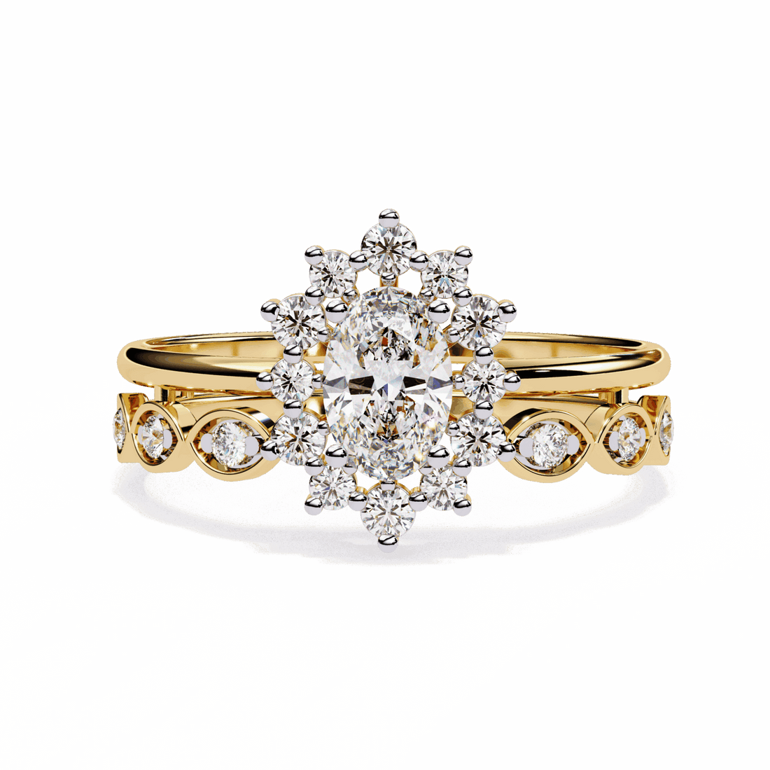 0.5 Carat Oval Refined Everyday Look Ring in Moissanite | House of Estara