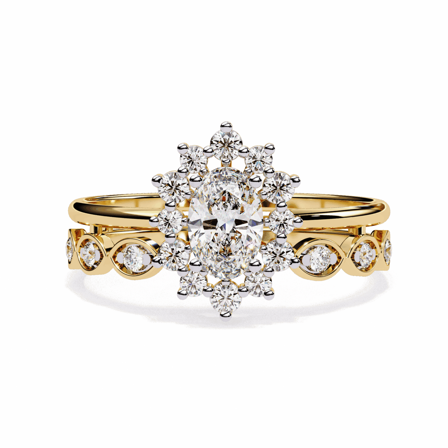0.5 Carat Oval Refined Everyday Look Ring in Moissanite | House of Estara