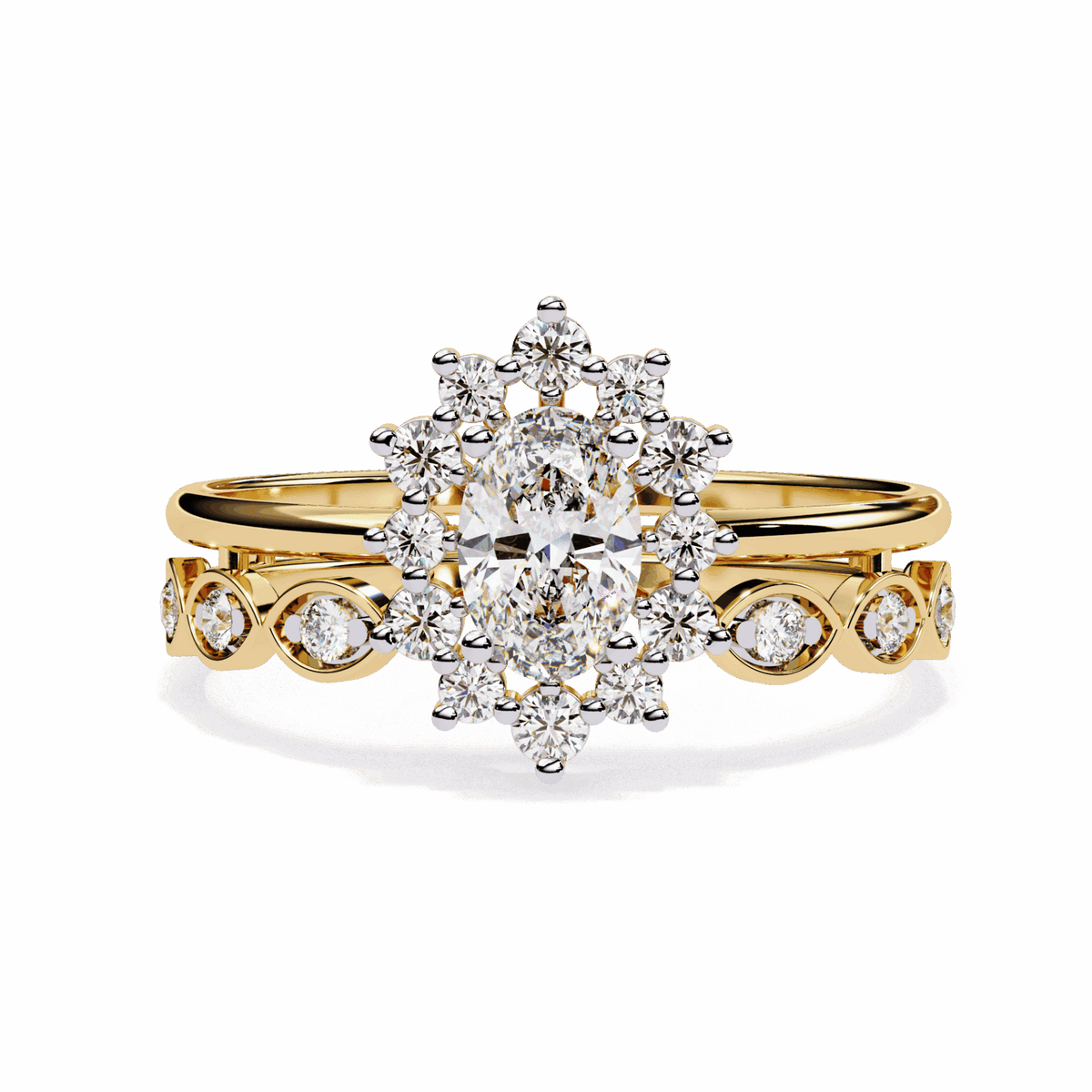 0.5 Carat Oval Refined Everyday Look Ring in Moissanite | House of Estara