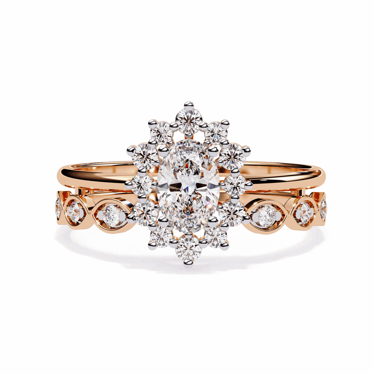 0.5 Carat Oval Refined Everyday Look Ring in Moissanite | House of Estara