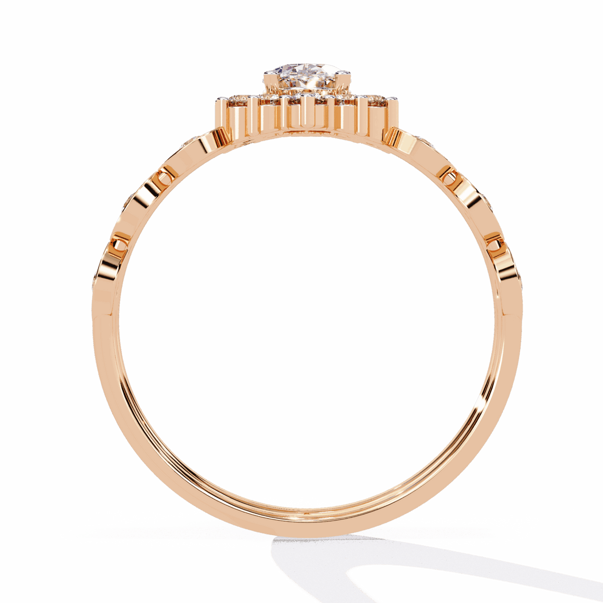 0.5 Carat Oval Refined Everyday Look Ring in Moissanite | House of Estara