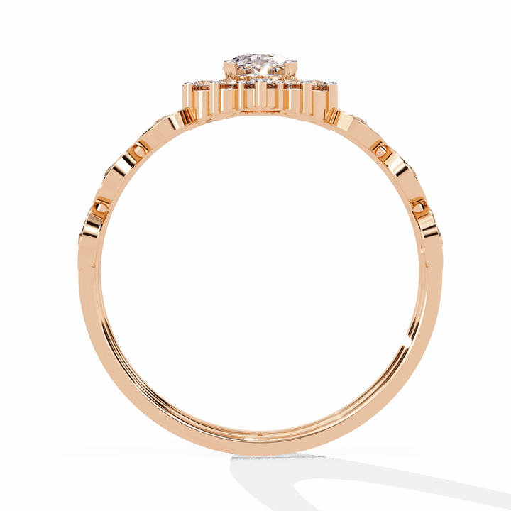 0.5 Carat Oval Refined Everyday Look Ring in Moissanite | House of Estara