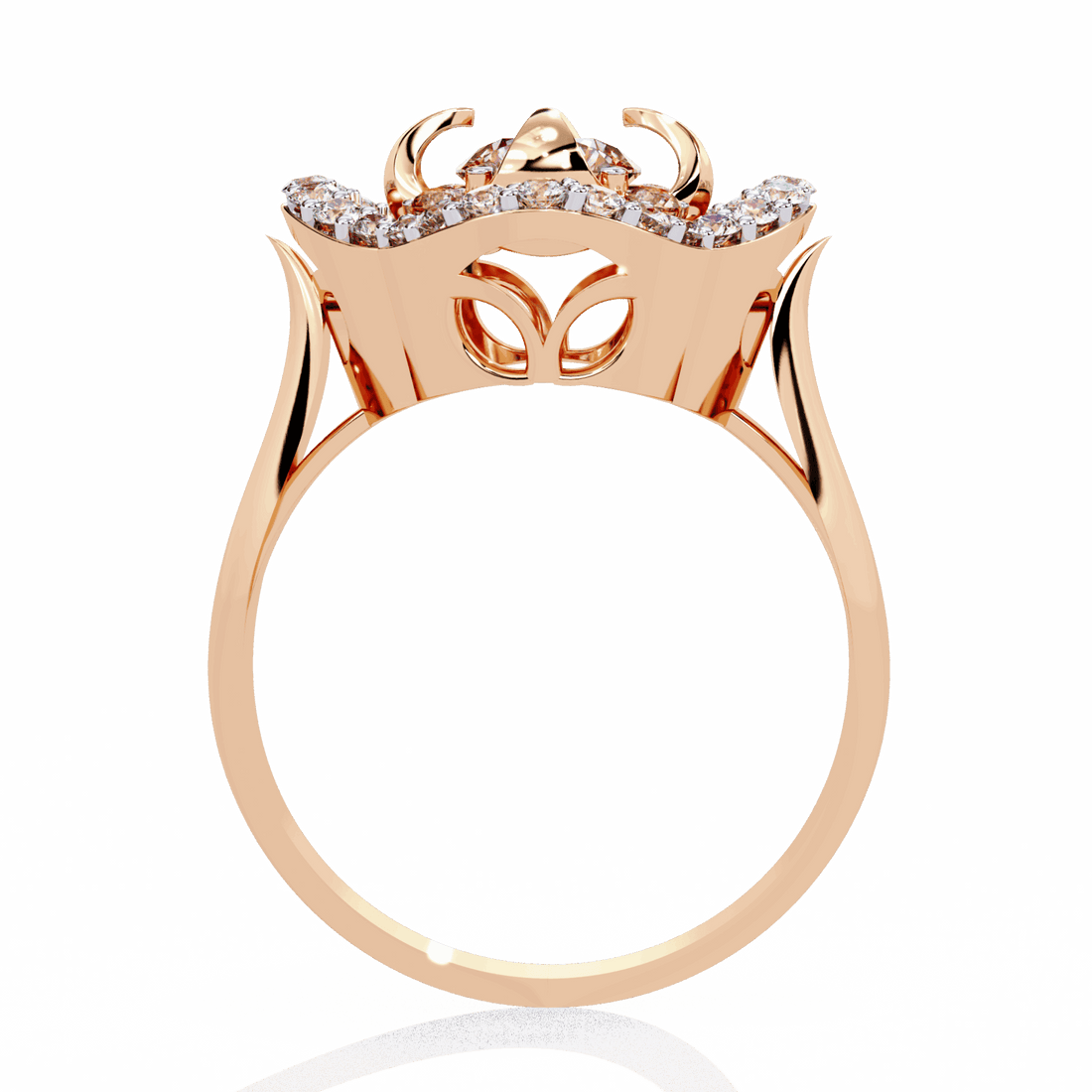 0.75 Carat Round Refined Everyday Look Ring in Moissanite | House of Estara