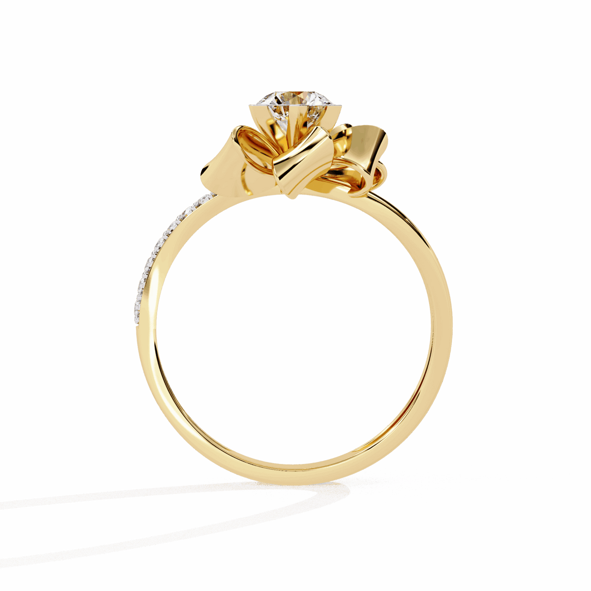 0.5 Carat Round Day and Night Ring in Moissanite | House of Estara