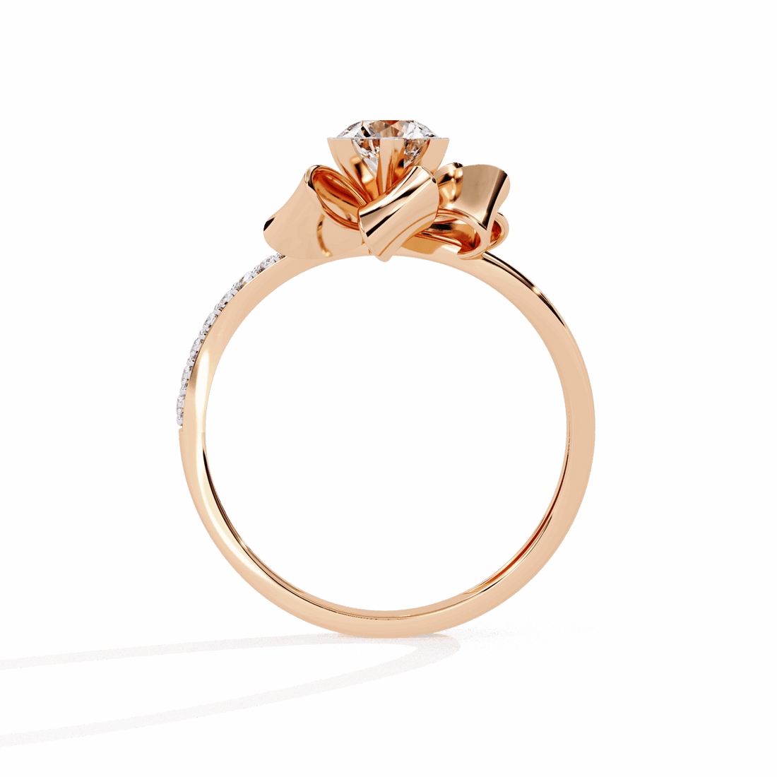 0.5 Carat Round Day and Night Ring in Moissanite | House of Estara