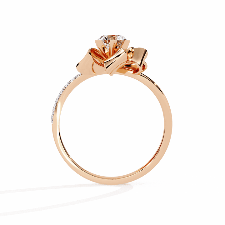 0.5 Carat Round Day and Night Ring in Moissanite | House of Estara
