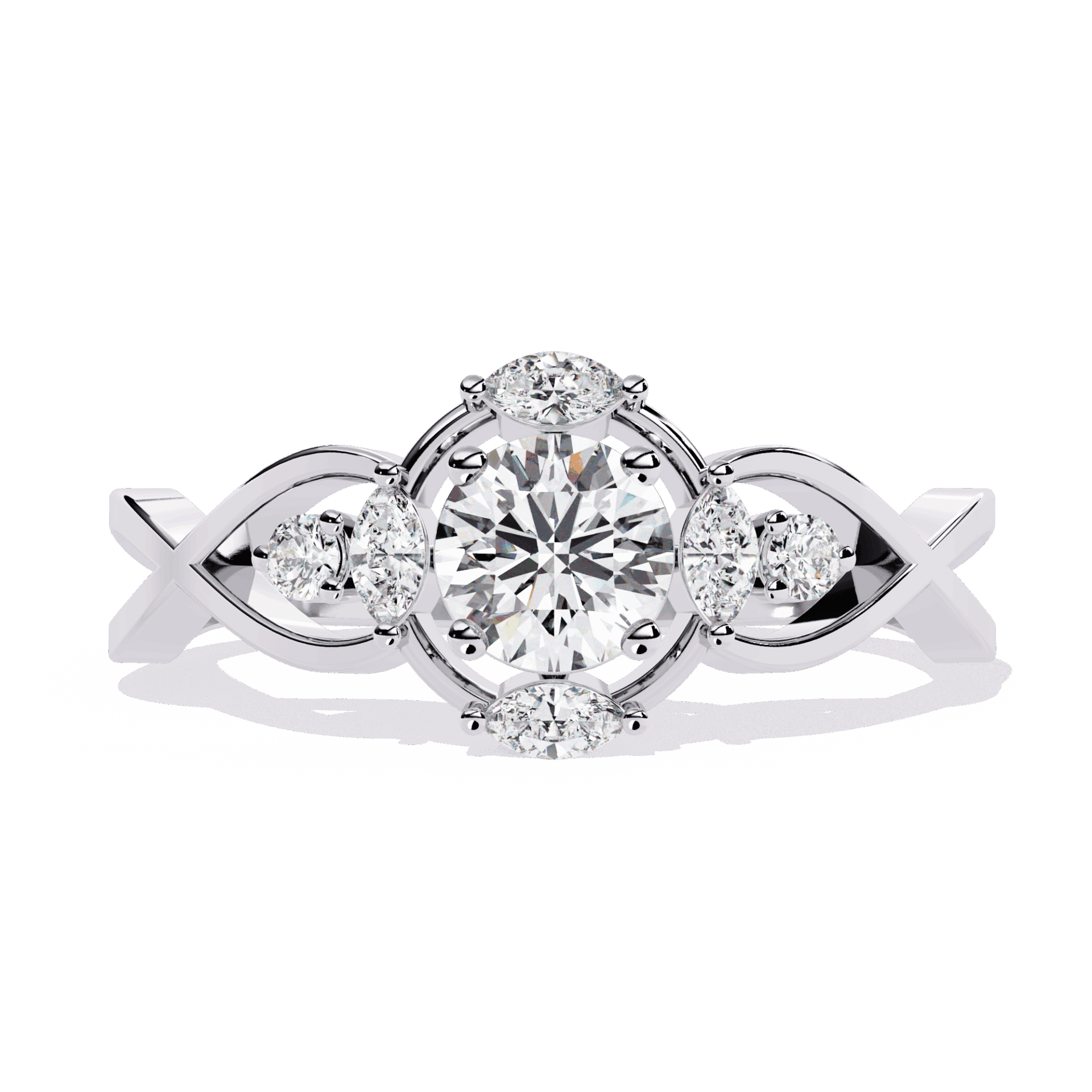 0.5 Carat Round The Go-To Ring in Moissanite | House of Estara