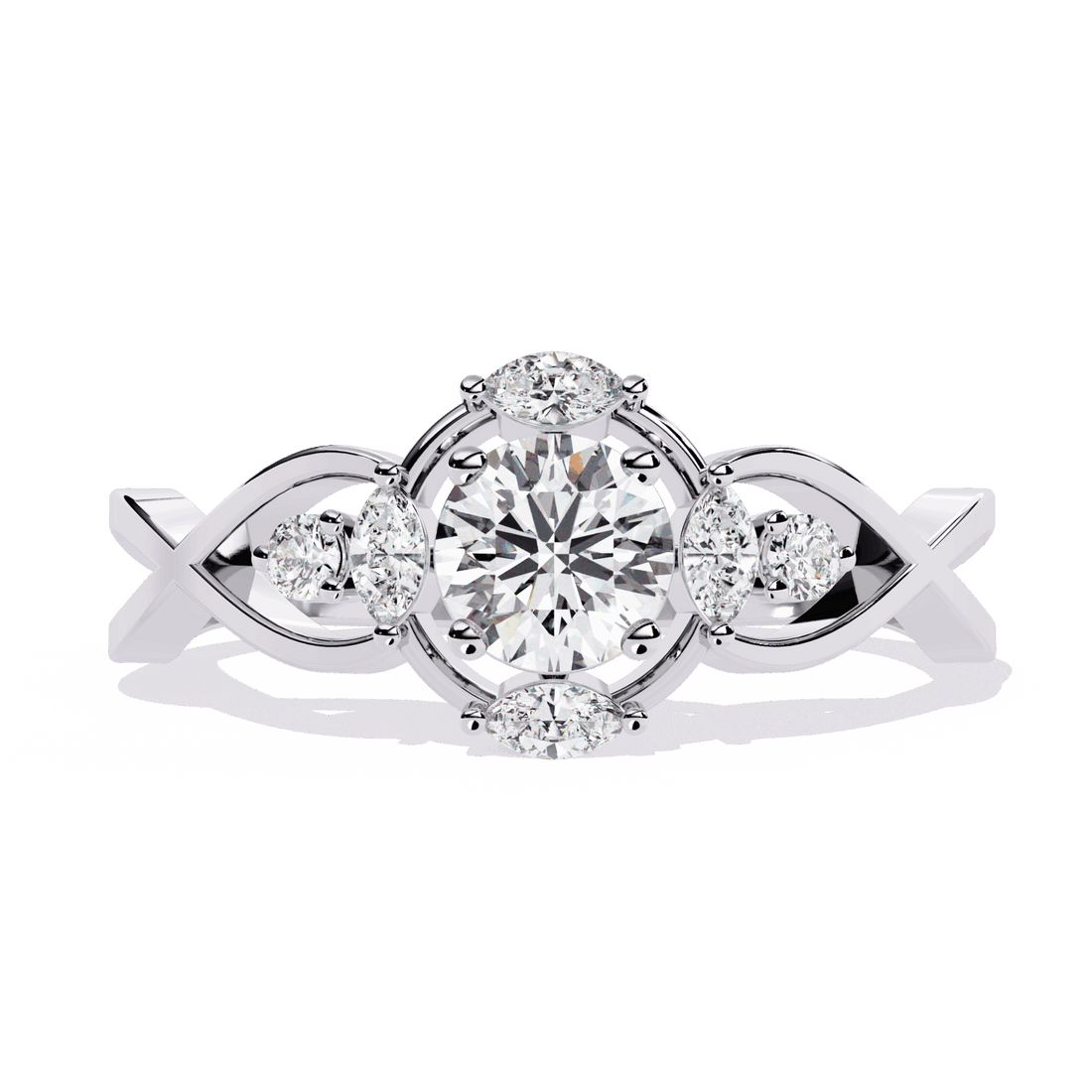 0.5 Carat Round The Go-To Ring in Moissanite | House of Estara