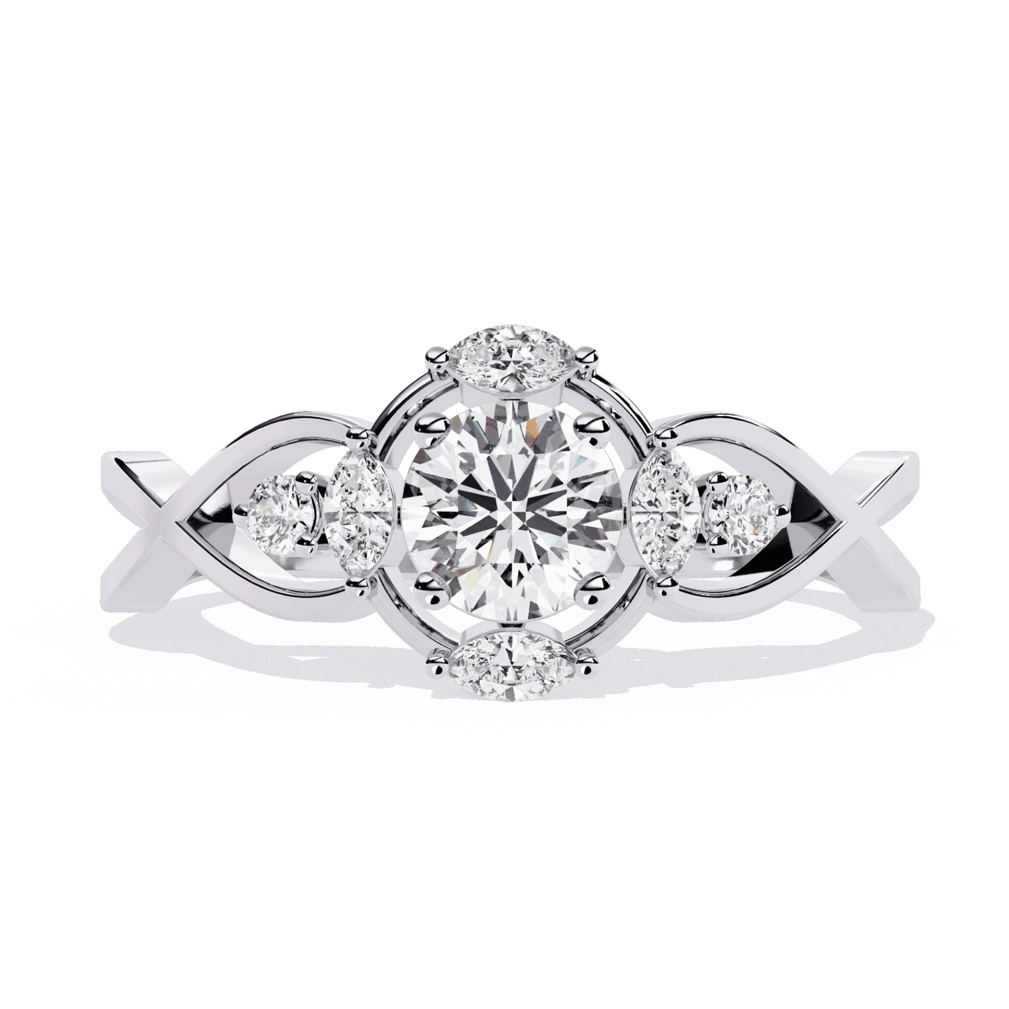 0.5 Carat Round The Go-To Ring in Moissanite | House of Estara