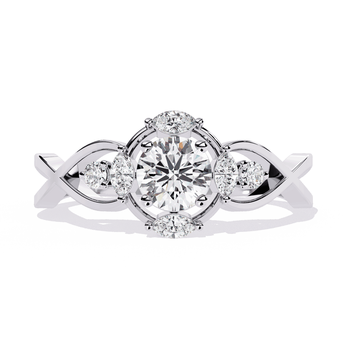 0.5 Carat Round The Go-To Ring in Moissanite | House of Estara