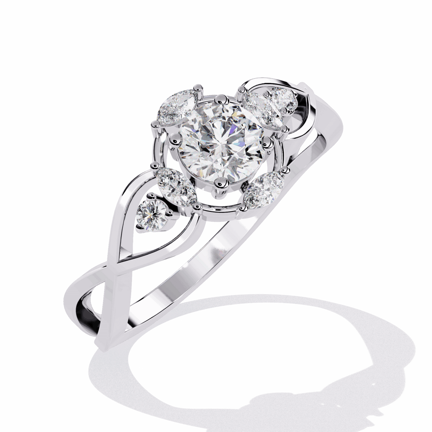 0.5 Carat Round The Go-To Ring in Moissanite | House of Estara