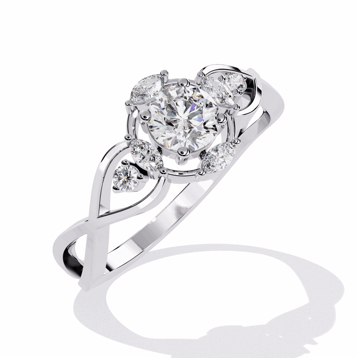 0.5 Carat Round The Go-To Ring in Moissanite | House of Estara