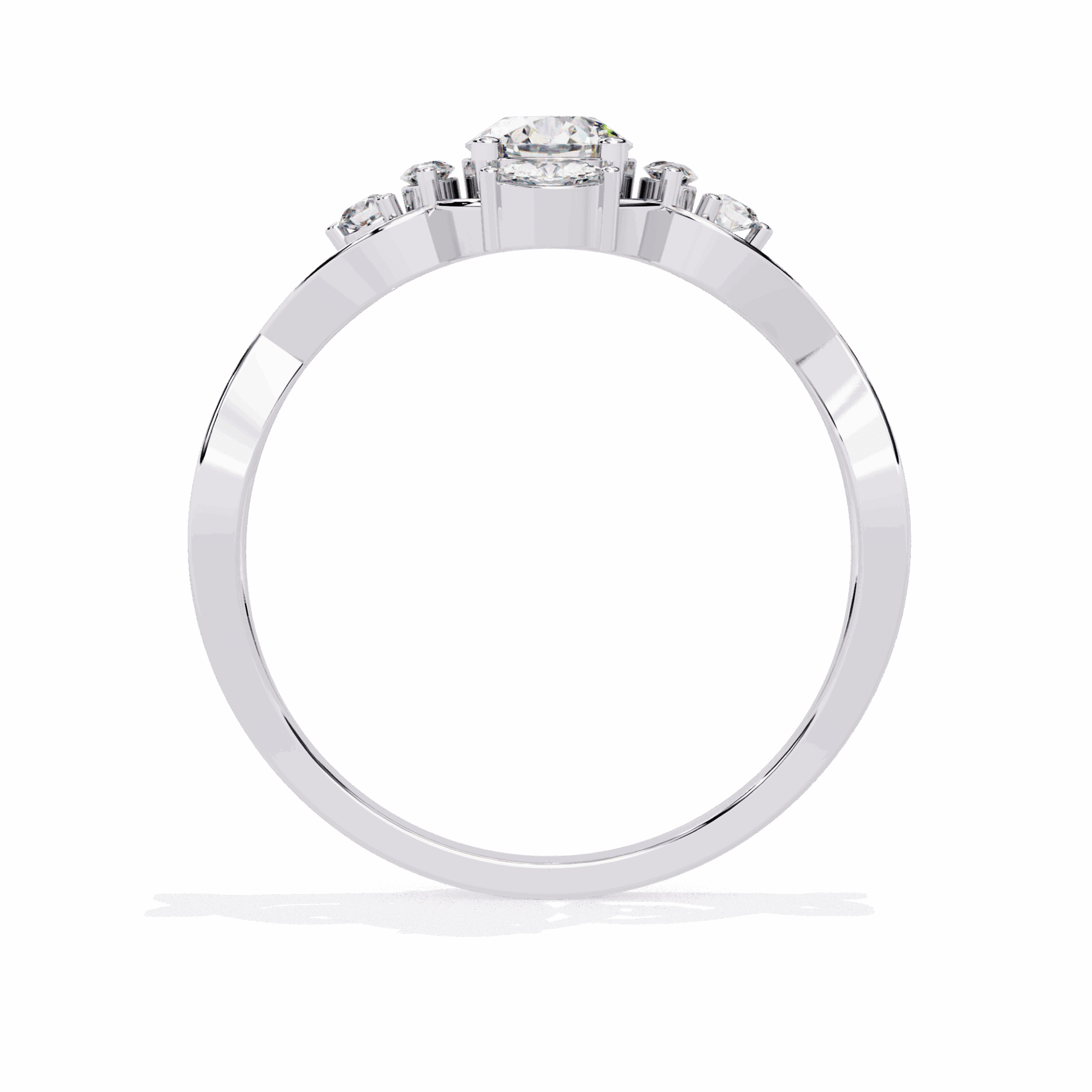 0.5 Carat Round The Go-To Ring in Moissanite | House of Estara