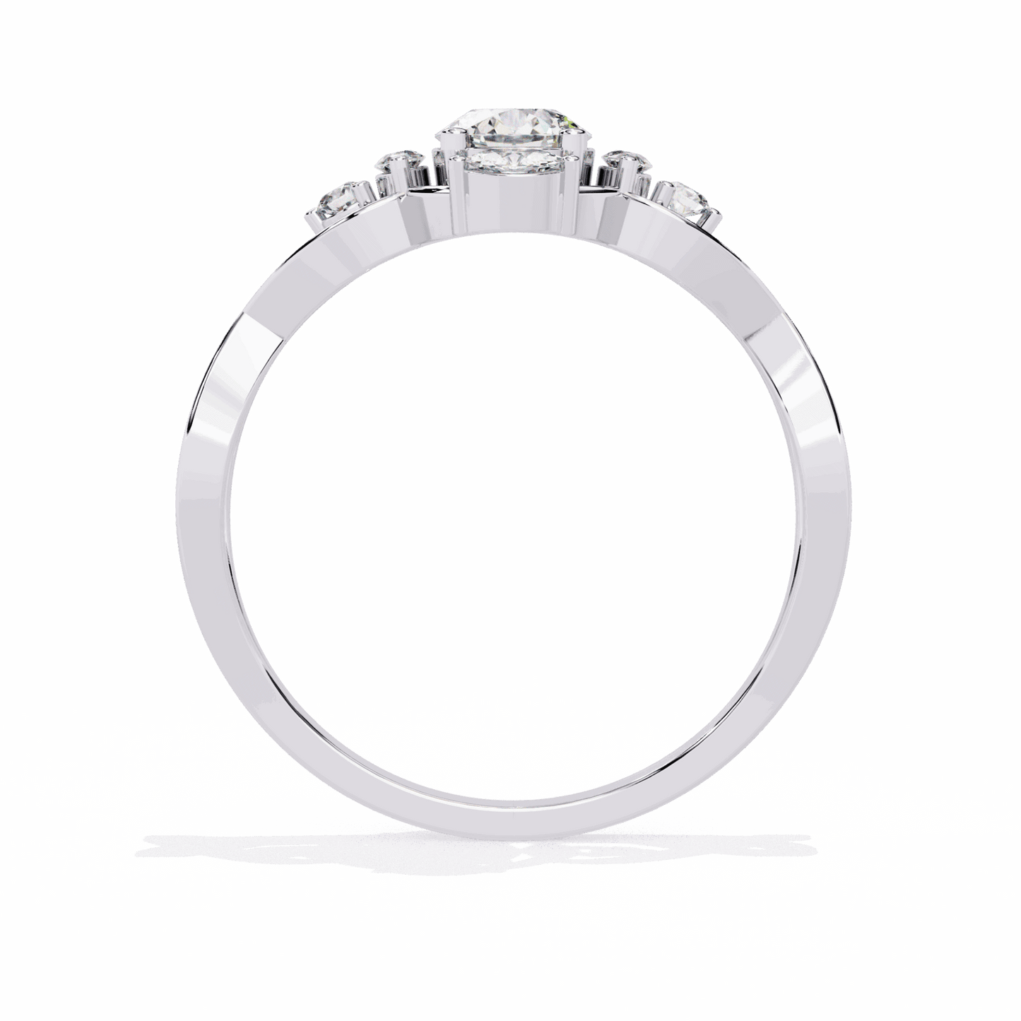 0.5 Carat Round The Go-To Ring in Moissanite | House of Estara
