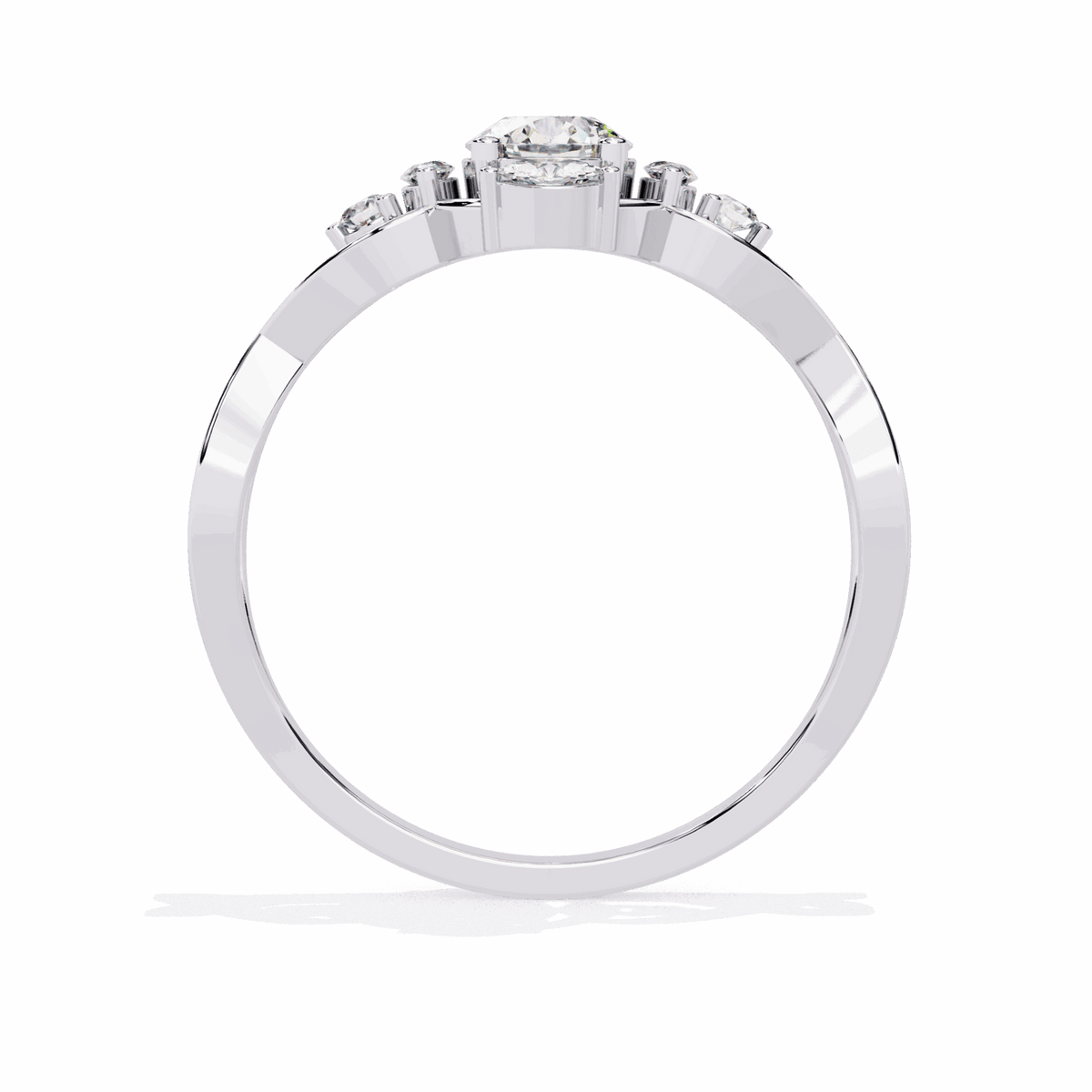 0.5 Carat Round The Go-To Ring in Moissanite | House of Estara