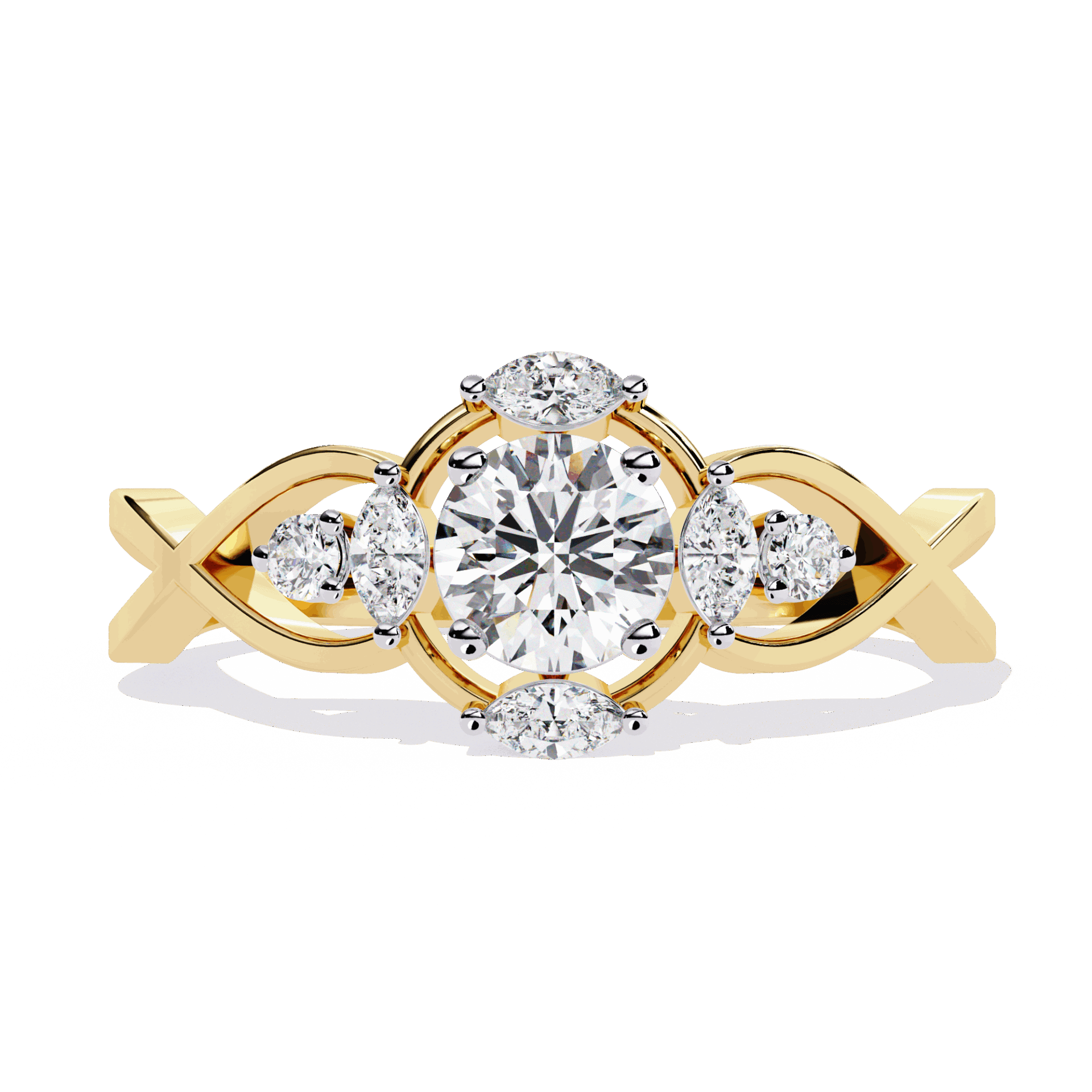 0.5 Carat Round The Go-To Ring in Moissanite | House of Estara