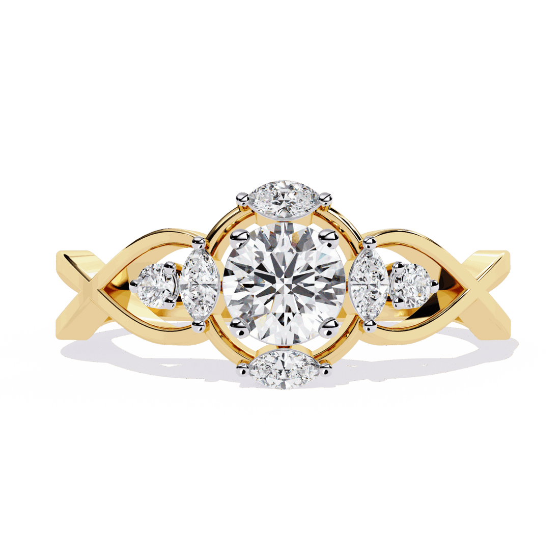 0.5 Carat Round The Go-To Ring in Moissanite | House of Estara