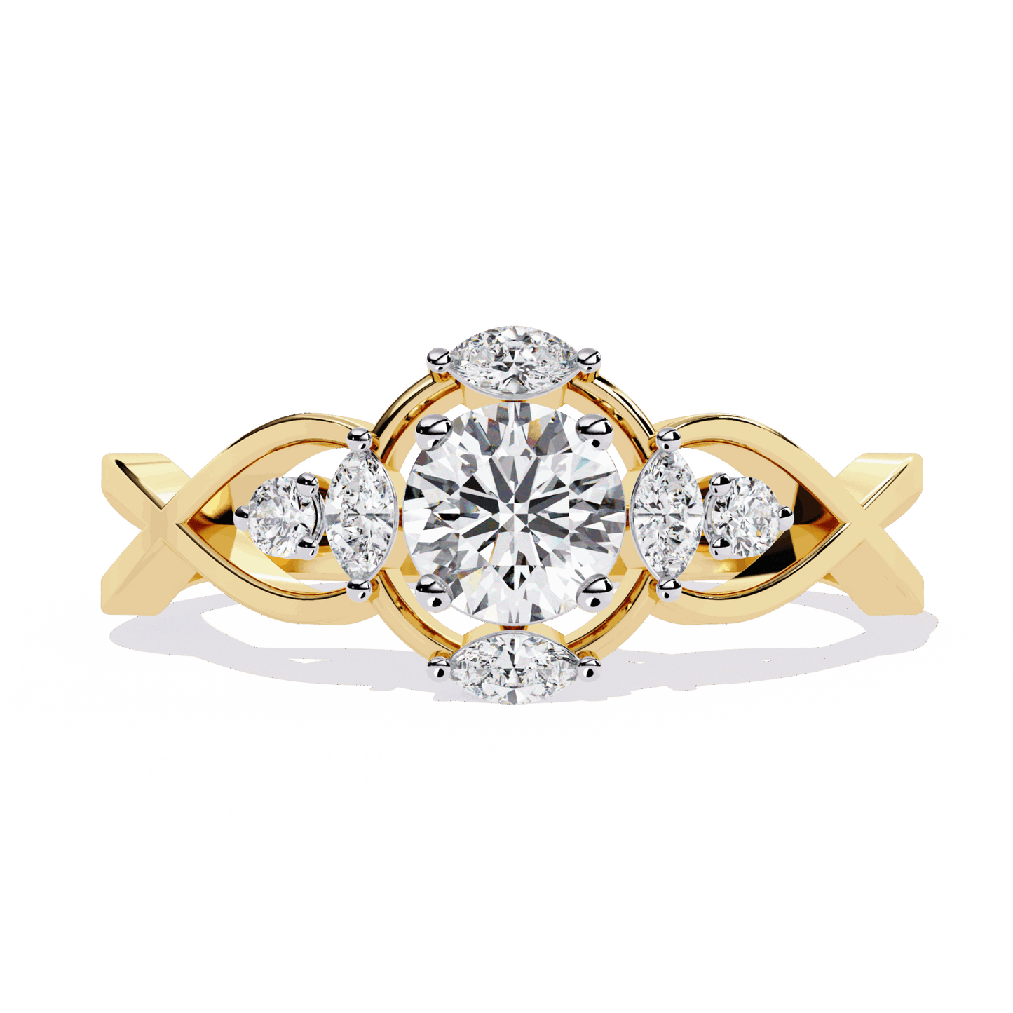 0.5 Carat Round The Go-To Ring in Moissanite | House of Estara