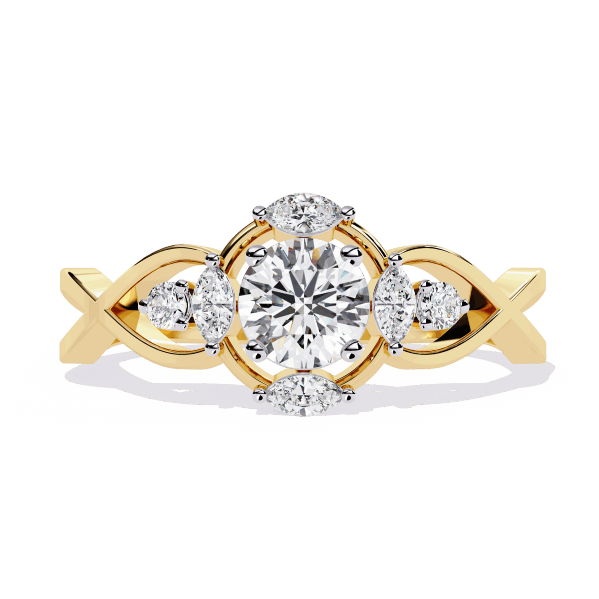 0.5 Carat Round The Go-To Ring in Moissanite | House of Estara