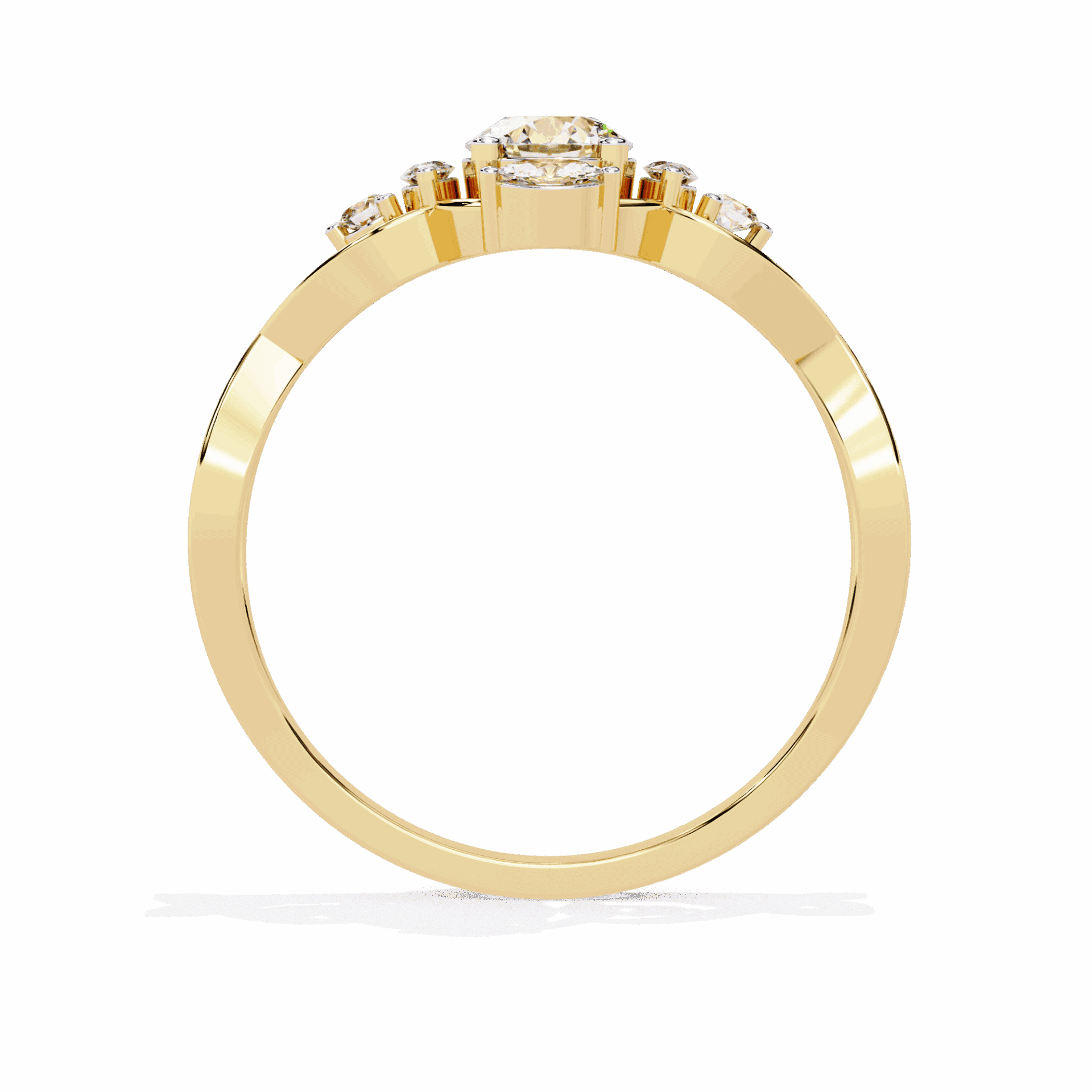 0.5 Carat Round The Go-To Ring in Moissanite | House of Estara