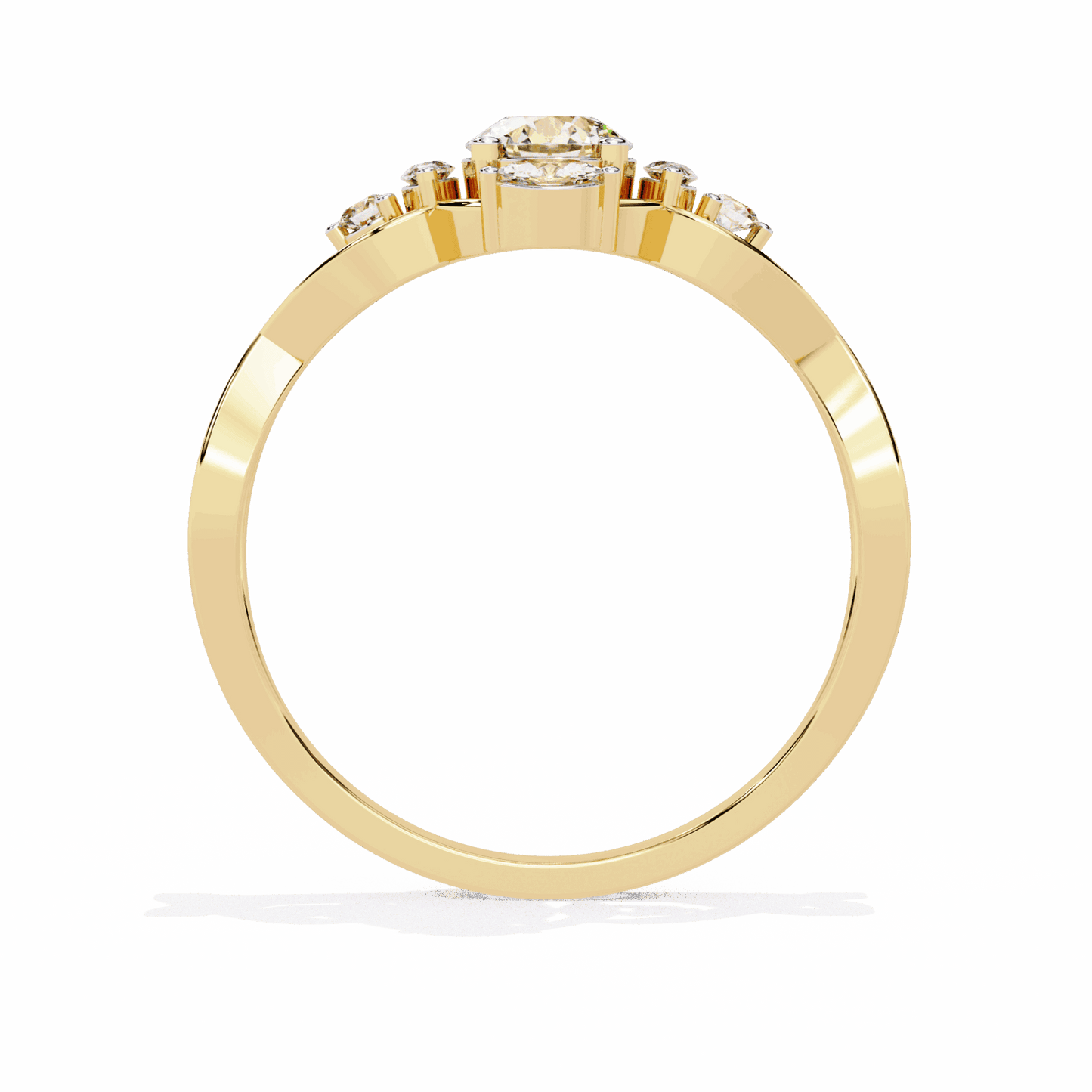 0.5 Carat Round The Go-To Ring in Moissanite | House of Estara