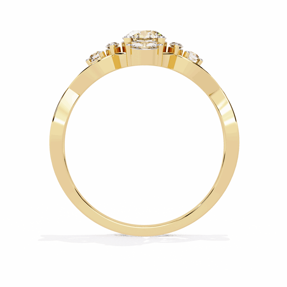 0.5 Carat Round The Go-To Ring in Moissanite | House of Estara