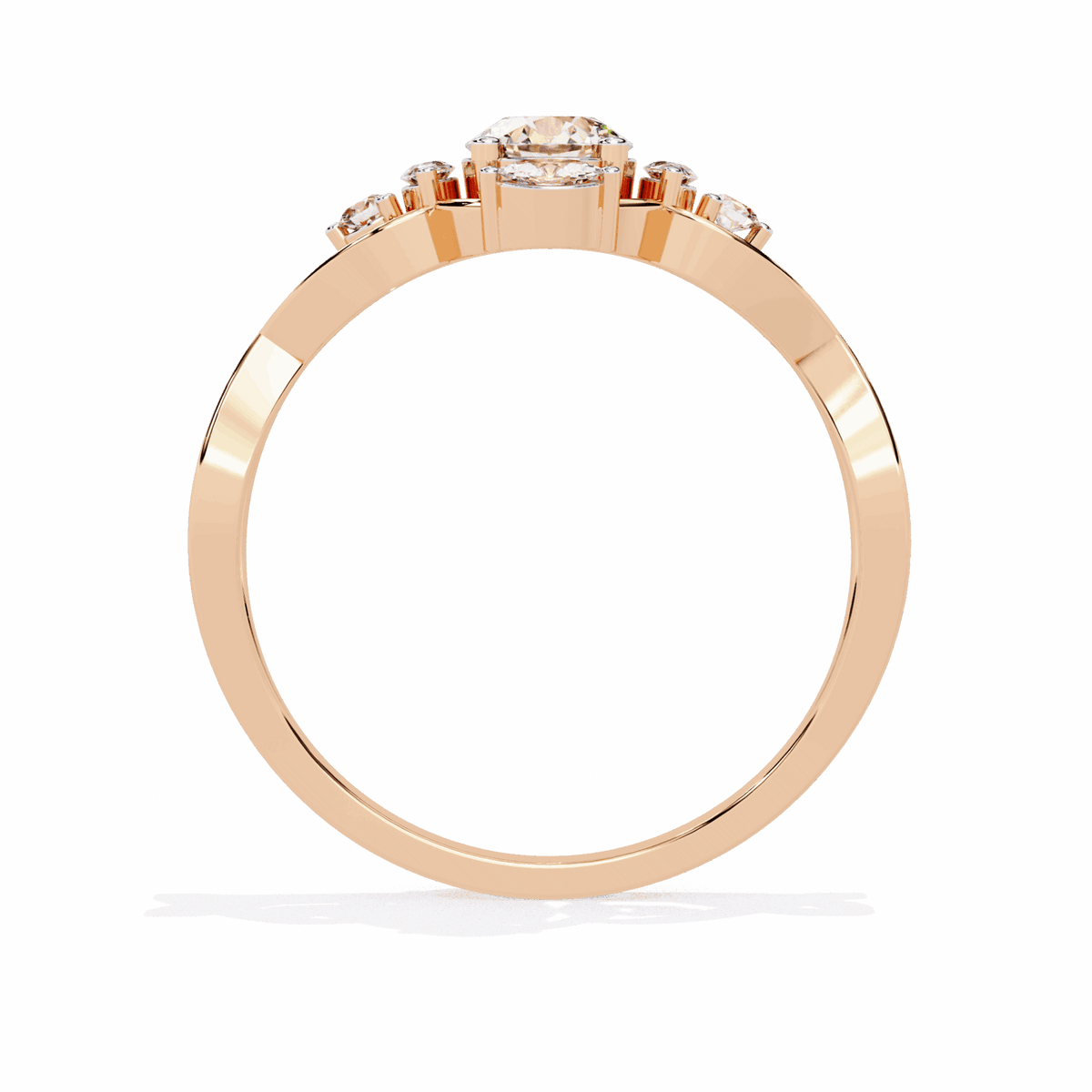 0.5 Carat Round The Go-To Ring in Moissanite | House of Estara