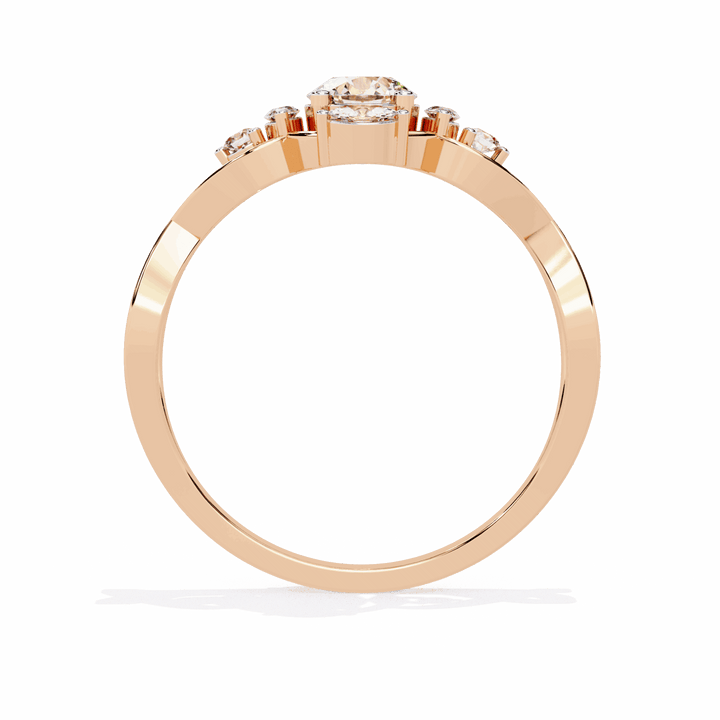 0.5 Carat Round The Go-To Ring in Moissanite | House of Estara