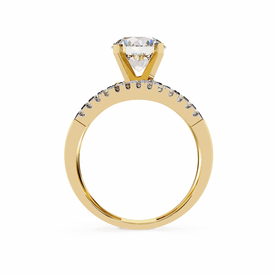 2.5 Carat Round Signature Glam Cocktail Ring in Moissanite | House of Estara