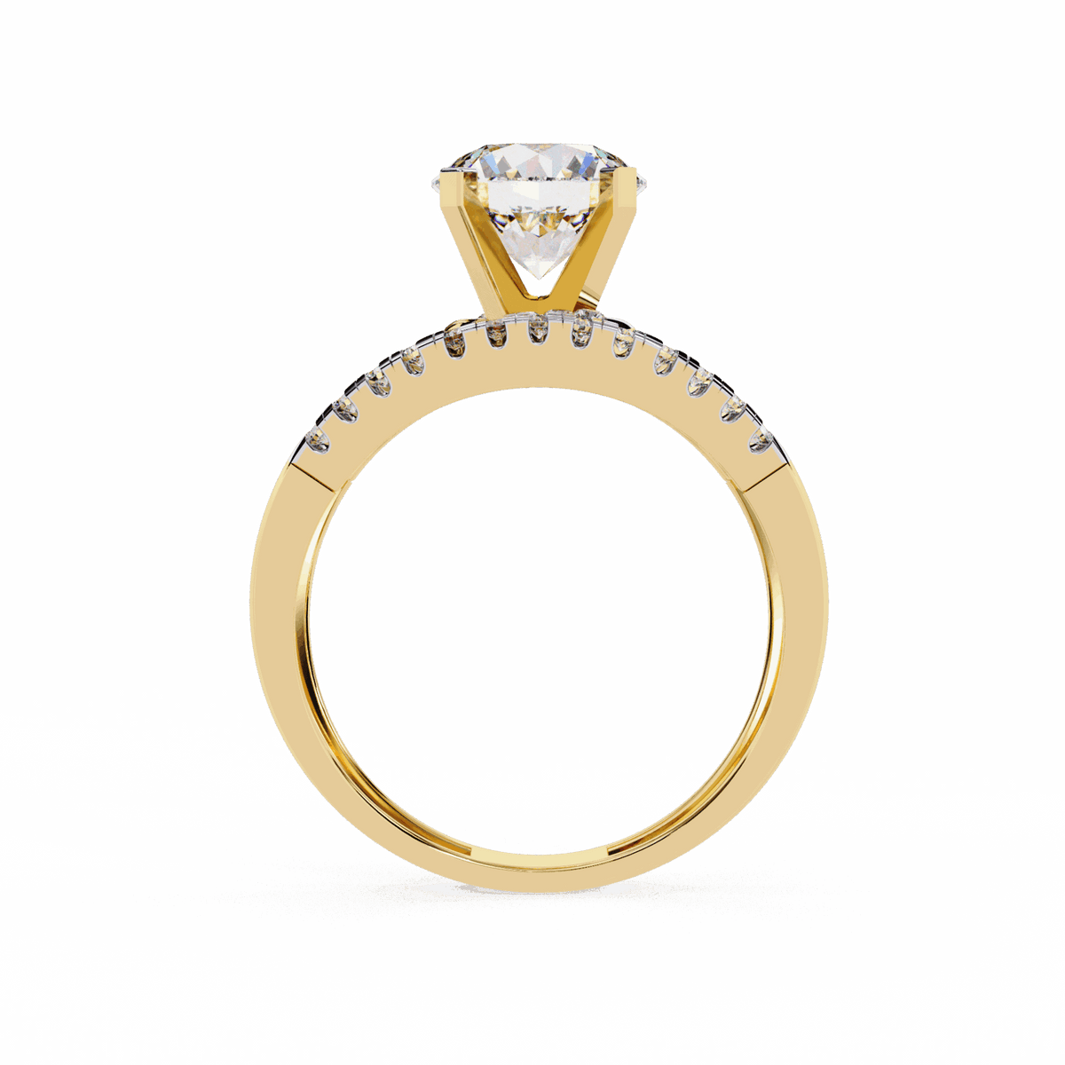 2.5 Carat Round Signature Glam Cocktail Ring in Moissanite | House of Estara