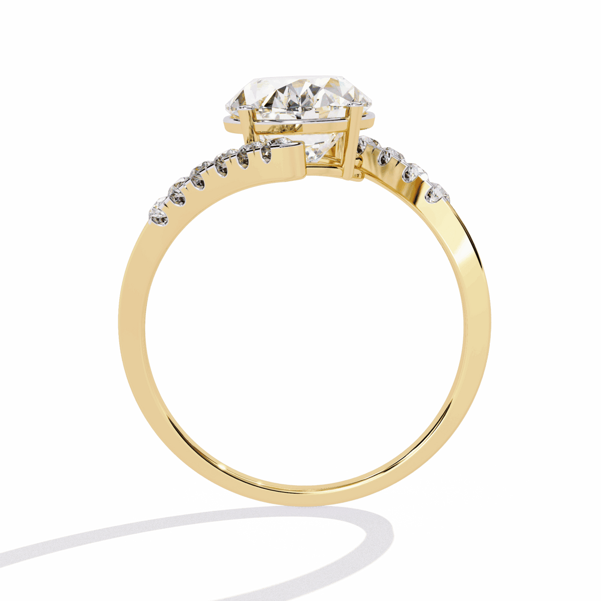 2.5 Carat Oval Signature Wear Ring in Moissanite | House of Estara