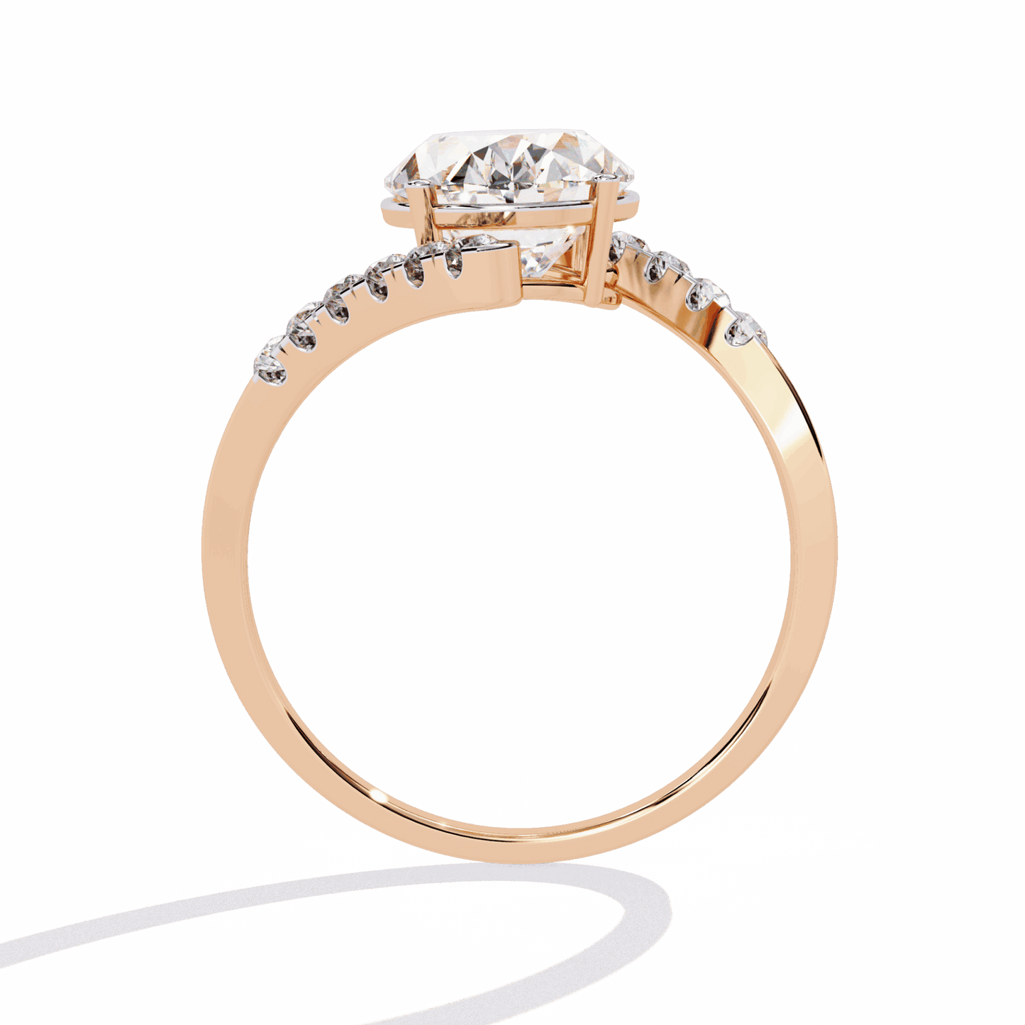 2.5 Carat Oval Signature Wear Ring in Moissanite | House of Estara