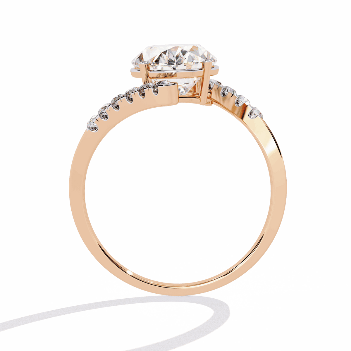 2.5 Carat Oval Signature Wear Ring in Moissanite | House of Estara