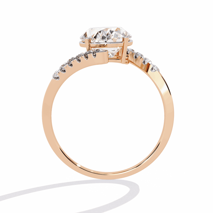 2.5 Carat Oval Signature Wear Ring in Moissanite | House of Estara